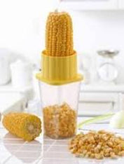 Unbreakable Plastic Corn Seeds Stripper Remover Cutter Peeler with Body Container
