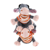 12.6 inch Electronic Plush Stuffed Animal Developmental Baby Toy - Sining Dancing Donkeys in Parent-Child Dress