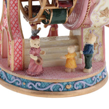 Rotating Ferris Wheel Music Box Mechanical Musical Box Collectibles Pink