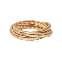 Bamboo thread metal bracelet