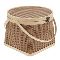 Bamboo Dumplings Wrapped In Bamboo Basket