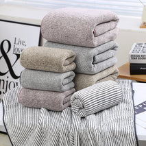 Bamboo Charcoal Fiber Coral Fleece Towel Bath Towel Set