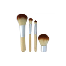 4 bamboo handle makeup brush