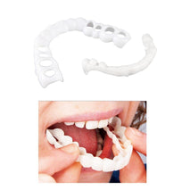 Trendy Retail® Silicone Upper/Lower False Teeth Dental Veneers Dentures Fake Tooth Upper