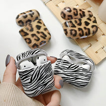 Leopard Zebra Pattern Case For AirPods Pro 2 Earphone Cases Hard Wireless Charging Box Cover for AirPod 2 3 Air Pods Smooth Case