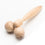 Wooden Facial Massager, Chicken Wings, Wooden Roller, Pull-wheel Type Face-lifting Facial