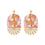 European And American Retro Earrings Female Personality Simple Contrast Color