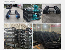 1 ton undercarriage crawler chassis excavator undercarriage track frame steel track undercarriage