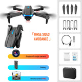 4K Dual Camera Remote Control Three-sided Obstacle Avoidance Drone