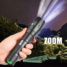 Portable Mini Flashlight LED ZOOM Torch Hunting Zoomable Flashlight Torch Light