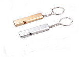 Aluminum alloy dual frequency survival whistle