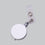 Silver Grey Retractable ID Badge Holder Reel