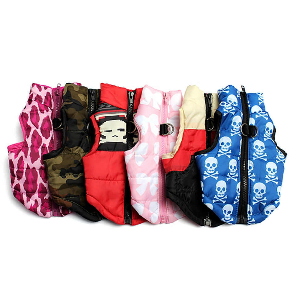 Trendy Retail Soft Comfortable Cotton Padded Dog Puppy Vest Coat Jacket Harness Safety Equipment Pet Supplies Camouflage S