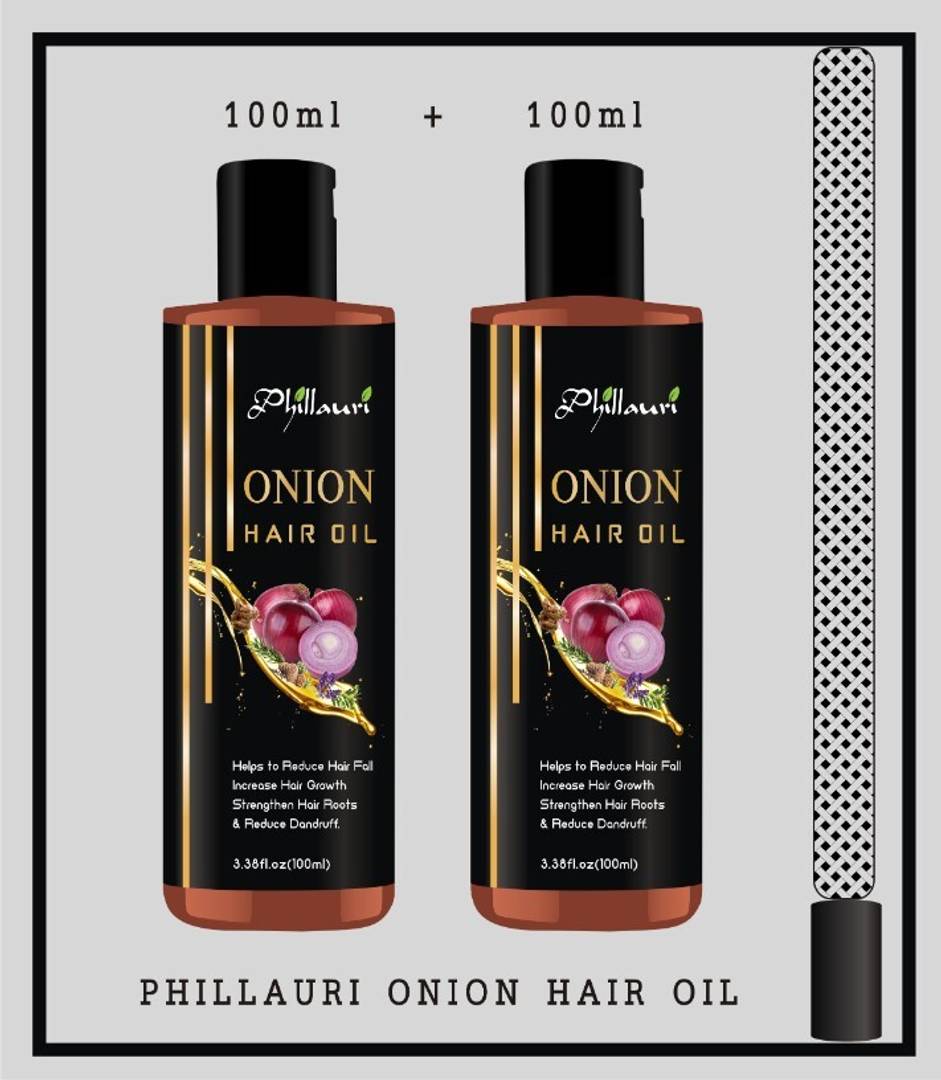 Phillauri Onion Hair Growth Oil 100ml (pack of 2)