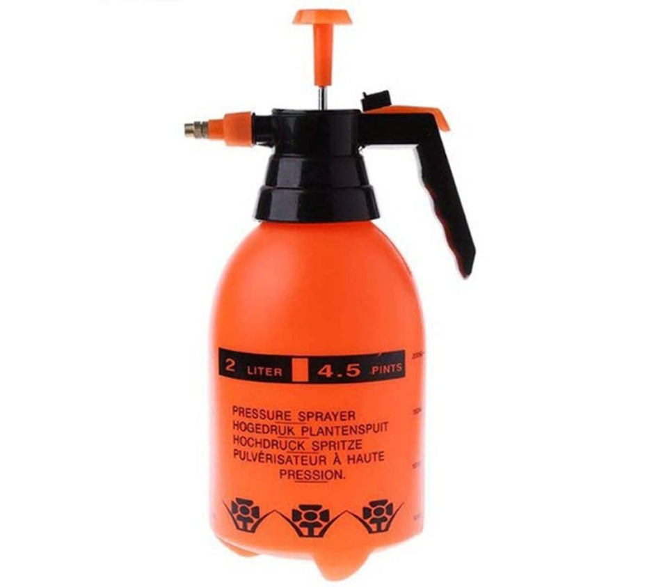 Garden Pump Pressure Sprayer|Lawn Sprinkler|Water Mister|Spray Bottle for Herbicides, Pesticides, Fertilizers, Plants Flowers 2 Liter Capacity - Orange