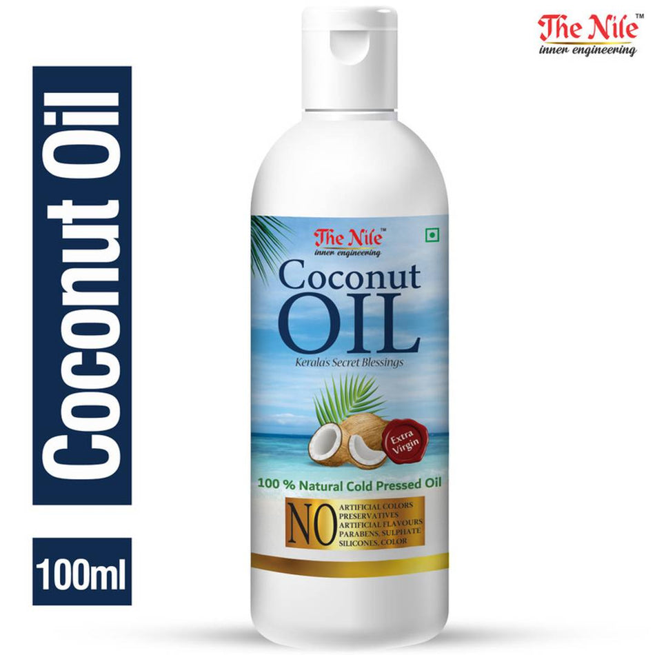 The Nile Organic Extra Virgin Kerala Coconut Oil Hair Oil  100 ML