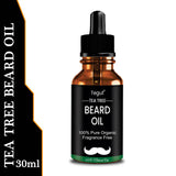 Premium Beard Growth Hair Oil ( TEA TREE ) Organic 30ML