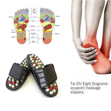 Spring Acupressure & Magnetic Therapy Paduka Slippers For Full Body Blood Circulation & Leg Foot Massager