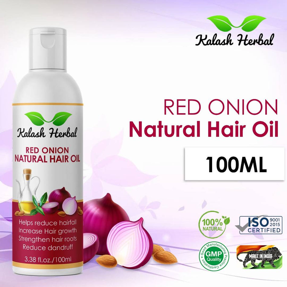 Useful Red Onion Natural Hair Oil (Pack Of 1)