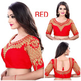Latest Attractive Art Silk Embroidered Stitched Blouse