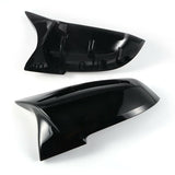 Applicable To Bmw 1.2.3.4 Series F20 F30 M Ox Horn Bright Black Rearview Mirror Shell Rearview Mirror Shell
