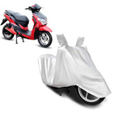 Water Resistant, UV Ray Protection Silver Bike-Scooty Cover