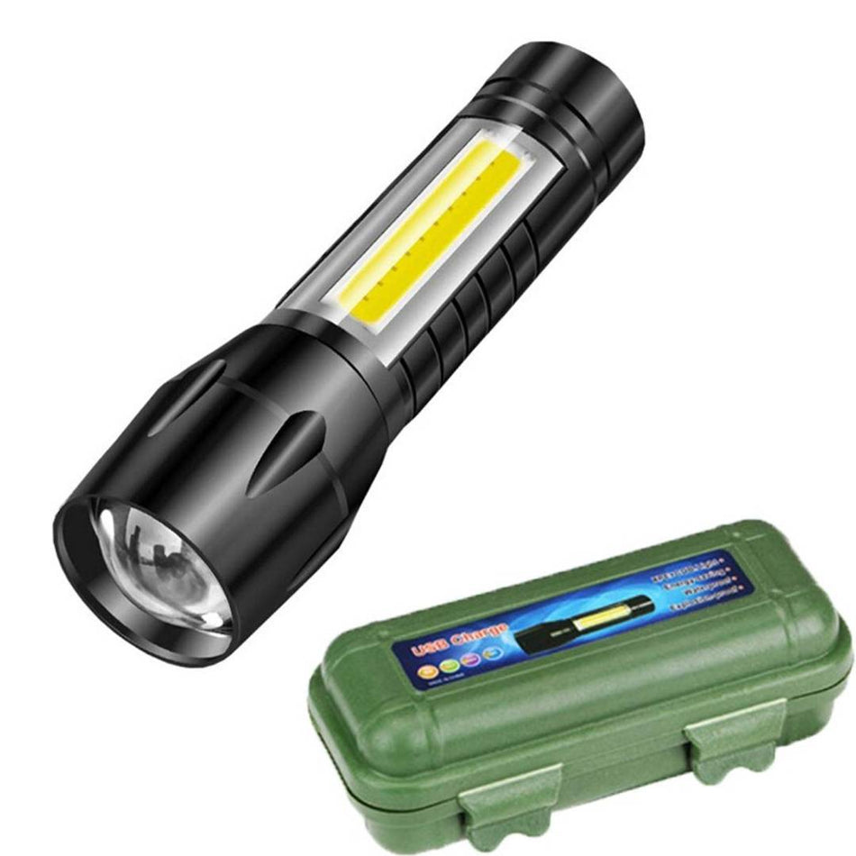 Saysha Zoom Torch Light with 3 Modes Adjustable for Emergency and Activities