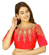Trendy Art Silk Stitched Blouse for Women