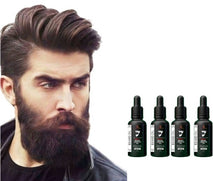 Glow Ocean Beard Growth Oil-For Fast and effective Beard Growth-100% Natural ((Pack of 4)