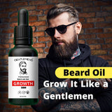 Gentlemens Beard Growth Oil - For All Skin Types - 100% Natural product