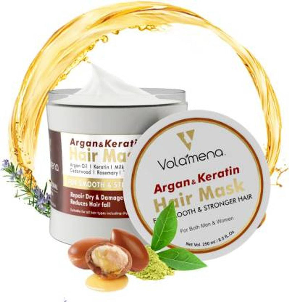 Argan Oil and Keratin Repair Hair Mask