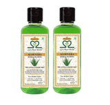 Khadi Herbal Aloevera Shampoo 420 Ml Pack Of 2