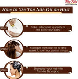 The Nile 100% Pure Castor Oil, Cold Pressed, To Support Hair Growth Hair Oil 200 ML