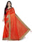 BOLLYWOOD STYLE MALAI SILK SAREES WITH FOIL PRINT WITH CONTRAST MATCHING BLOUSE