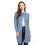 Clapton Acrylic Blend Round Neck Full Sleeve Casual Solid Winter Wear Cardigans For Women Denim