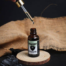 PERCLUTION ENTERPRISE Beard and Hair Growth Oil - 50 ml for faster beard growth and thicker looking beard | Natural Actives Only | No Harmful Chemicals | Beard Oil for Patchy and Uneven Beard