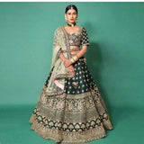 Trendy Fancy Malai Satin Silk Lehenga For Women