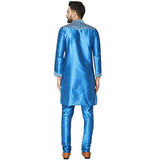 SKAVIJ Men's Art Silk Regular Kurta Pajama Stylish Traditional Clothing