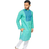 Zoya Fashion Men's Designed Yoke Kurta Pajama Set (100% Cotton)
