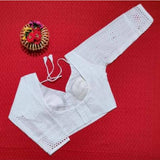 Pure Hakioba Cotton Traditional Long Sleeve Blouse