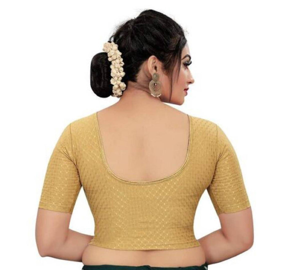 Trendy Cotton Blend Stitched Blouse For Women