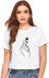 Trendy Womens Cotton Printed T-Shirt