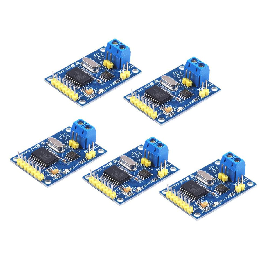 5 Pieces MCP2515 Module CAN Bus Module TJA1050 Receiver SPI For Arduino
