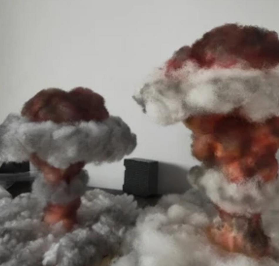 Bedroom Mushroom Cloud Lamp nuclear explosion