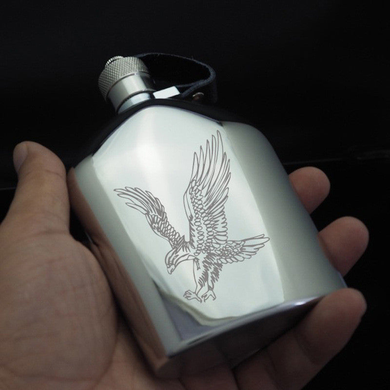 304 Stainless Steel Small Hip Flask In Three Or Two