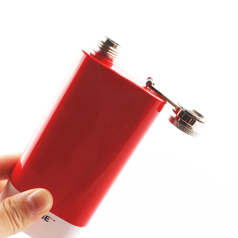 Stainless steel candy-colored hip flask