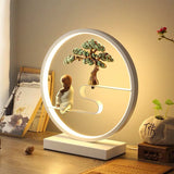 New Chinese Style Table Lamp Bedroom Bedside Lamp Retro Zen