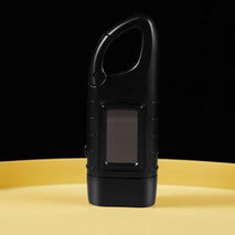 Trendy Retail Solar Rechargeable Hand Crank Flashlight Bright Work Light LED Torch Black