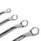 10 Pieces 12-Point 45 Degree Offset Wrench Ring Spanner Tool Set