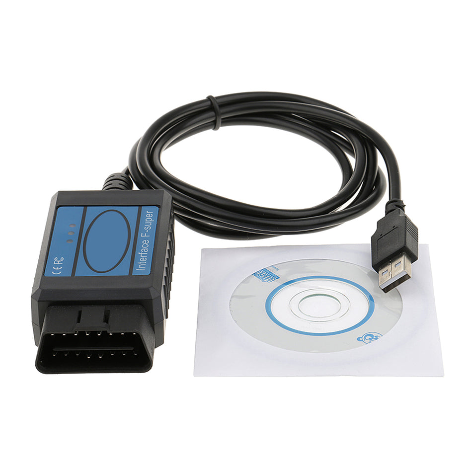 Shanvis Car Code Reader OBD2 Diagnostic Scan Tool Scanner EOBD USB Adapter for Fiat